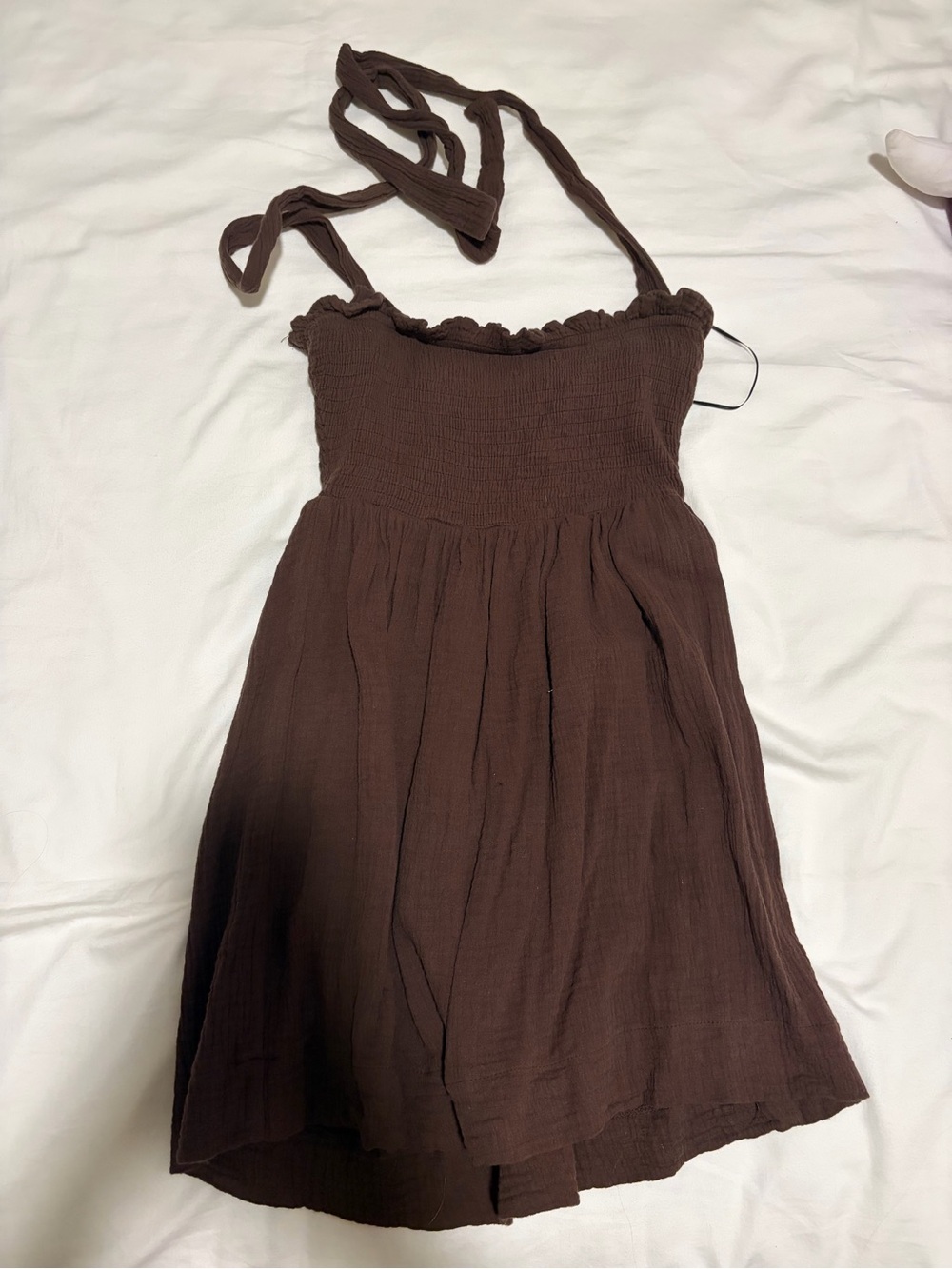 Princess Polly Rhea Mini Dress Brown - Picture 3 of 5